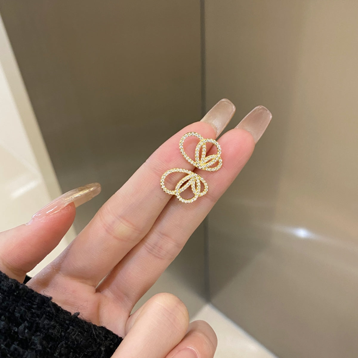 [Elite]Exquisite Butterfly Shape Earrings