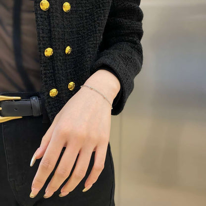 [Elite]Delicate Bead Double Layer Bracelet