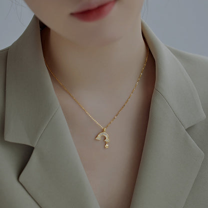 [Elite]Unique Rainbow Star Necklace