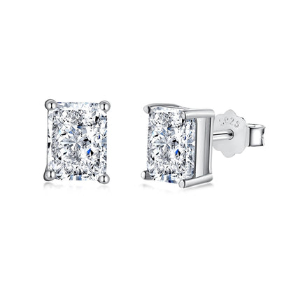 [Elite]Radiant Luxurious Princess Cut Daily Earrings