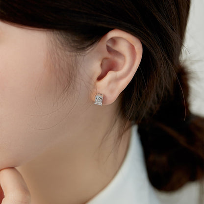 [Elite]Radiant Luxurious Princess Cut Daily Earrings