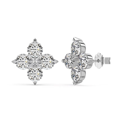 [Elite]Four-Leaf Clover Eight-Pointed Star Earrings