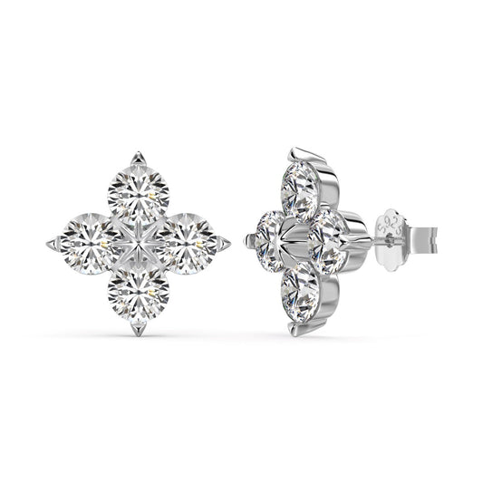 [Elite]Four-Leaf Clover Eight-Pointed Star Earrings