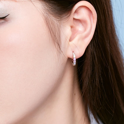 [Elite]Radiant Colorful Round Cut Earrings