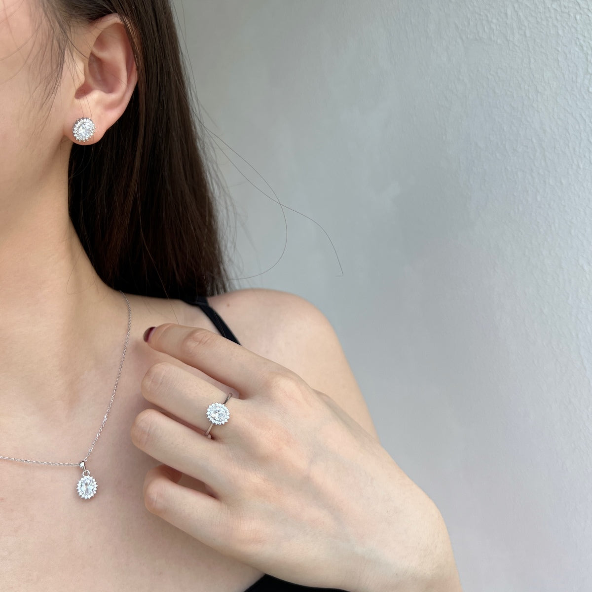 [Elite]Delicate Radiant Oval Cut Daily Earrings