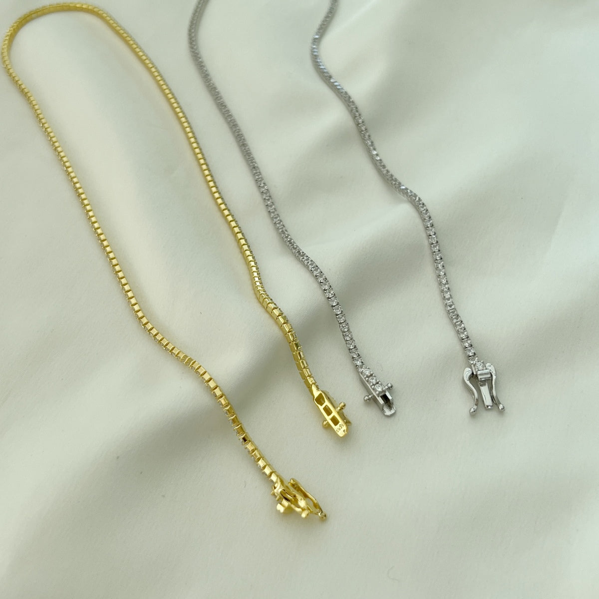 [Elite]Delicate Round Shape Tennis Necklace
