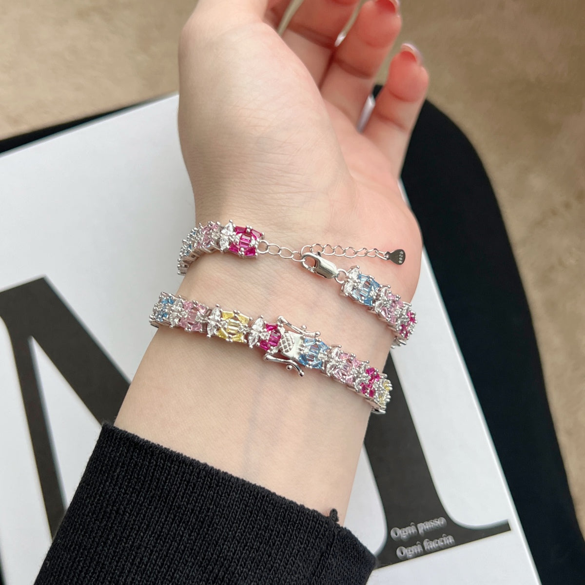 [Elite]Delicate Colorful Multi Cut Party Bracelet
