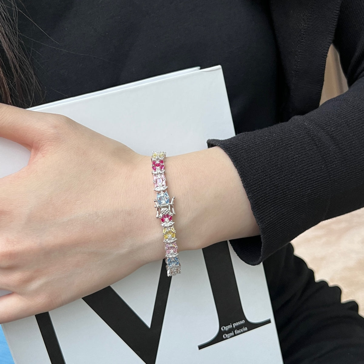 [Elite]Delicate Colorful Multi Cut Party Bracelet
