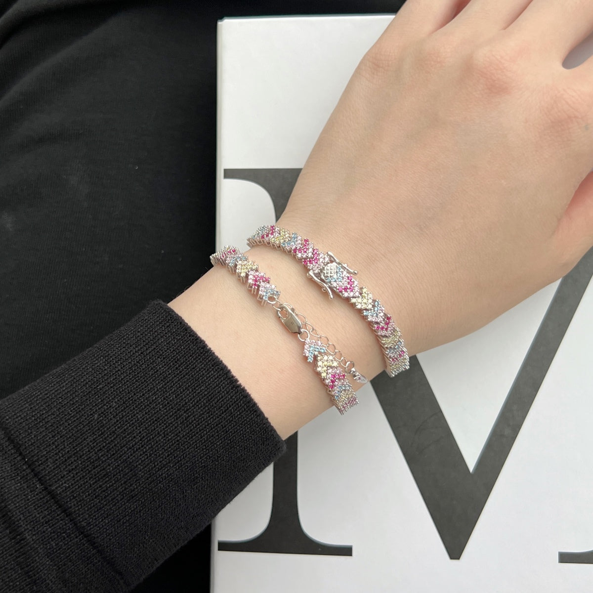 [Elite]Ornate Sparkling Round Cut Party Bracelet