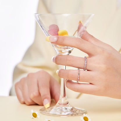 [Elite]Dainty Ebullient Round Cut Daily Ring