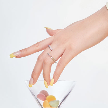 [Elite]Dainty Ebullient Round Cut Daily Ring