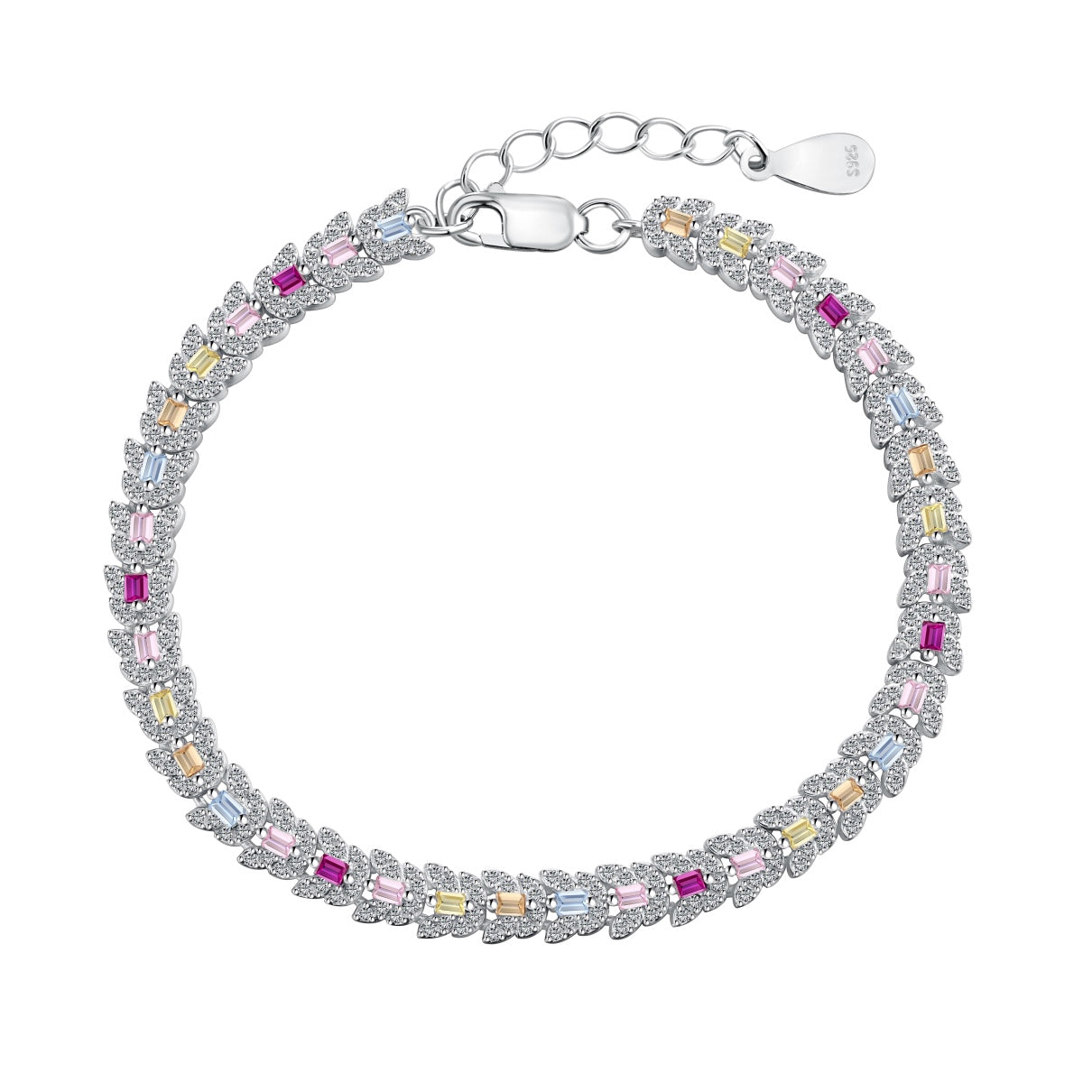 [Elite]Delicate Colorful Multi Cut Daily Bracelet