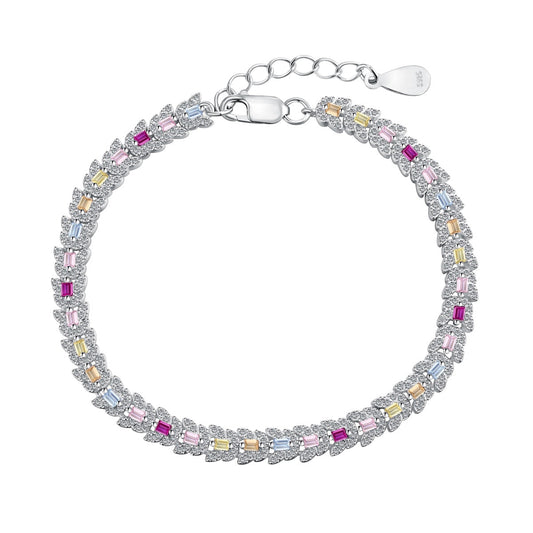 [Elite]Delicate Colorful Multi Cut Daily Bracelet