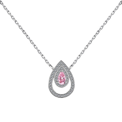 [Elite]Sparkling Pear Cut Necklace