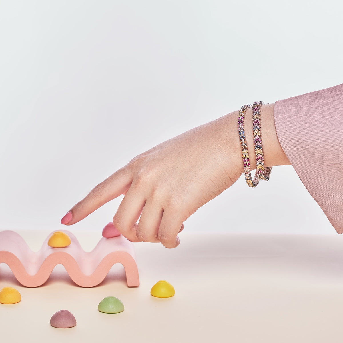 [Elite]Ornate Sparkling Round Cut Party Bracelet