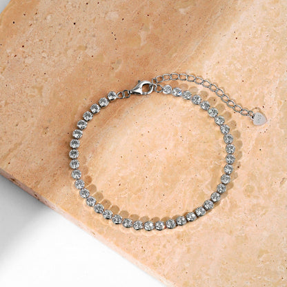 [Elite]Dazzling Sparkling Round Cut Daily Bracelet