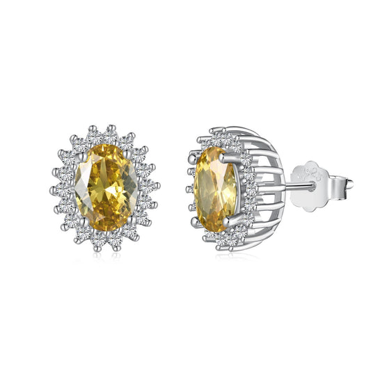 [Elite]Delicate Radiant Oval Cut Daily Earrings