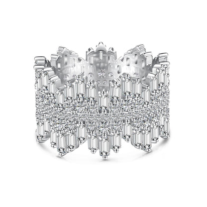 [Elite]Luxurious Colorful Radiant Cut Daily Ring