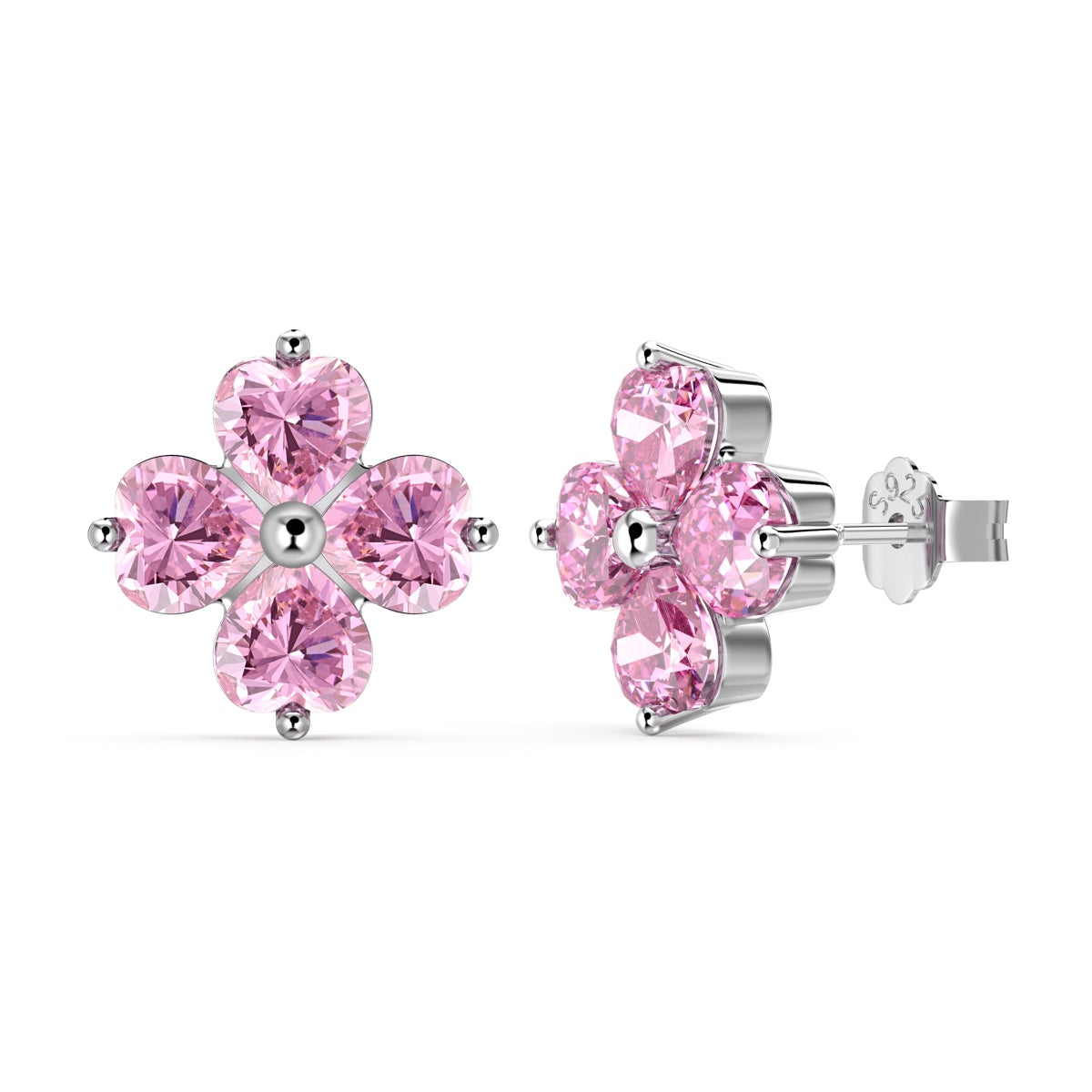 [Elite]Four-Leaf Clover Ball Earrings