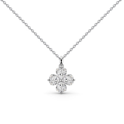 [Elite]Heart-Shaped Four-Leaf Clover Bead Necklace