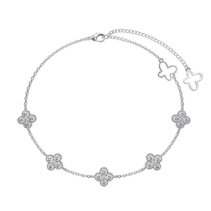 [Elite]Four-Leaf Clover Hollow Butterfly Bracelet