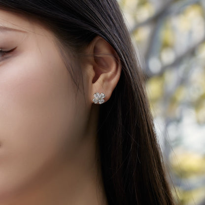 [Elite]Four-Leaf Clover Ball Earrings