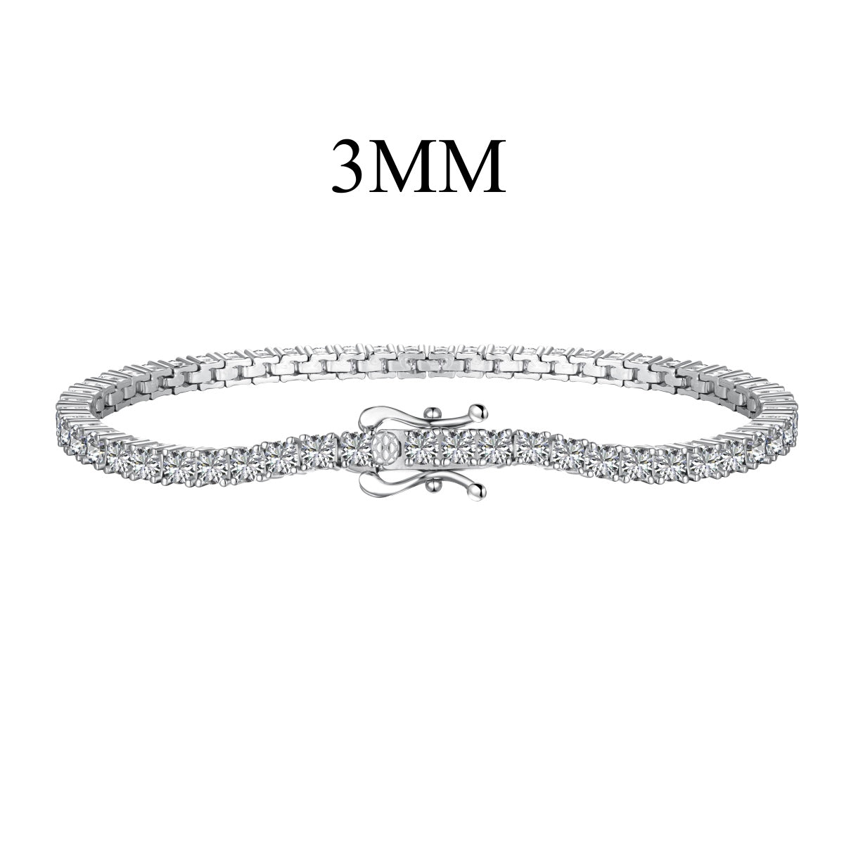 [Elite]Dainty Charming Round Cut Tennis Bracelet