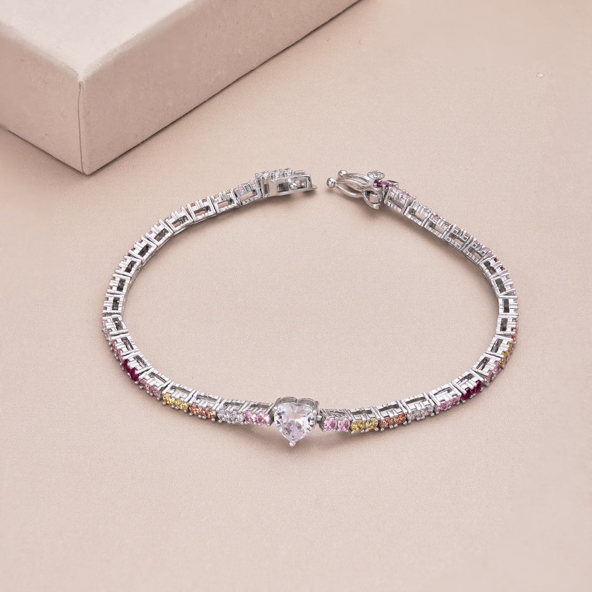 [Elite]Delicate Romantic Heart Shape Lover Bracelet