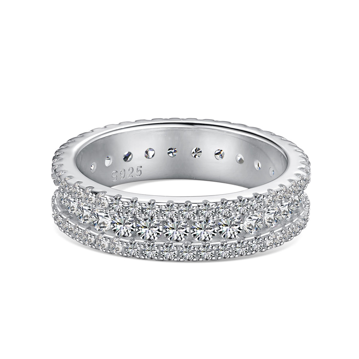 [Elite]Delicate Colorful Round Cut Daily Ring