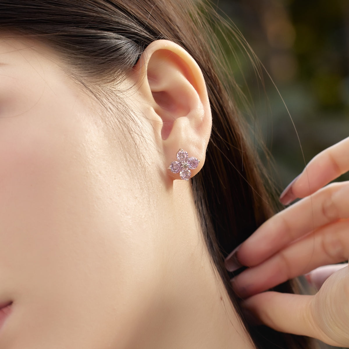 [Elite]Four-Leaf Clover Eight-Pointed Star Earrings