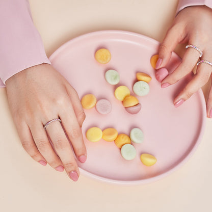 [Elite]Exquisite Colorful Round Cut Party Ring
