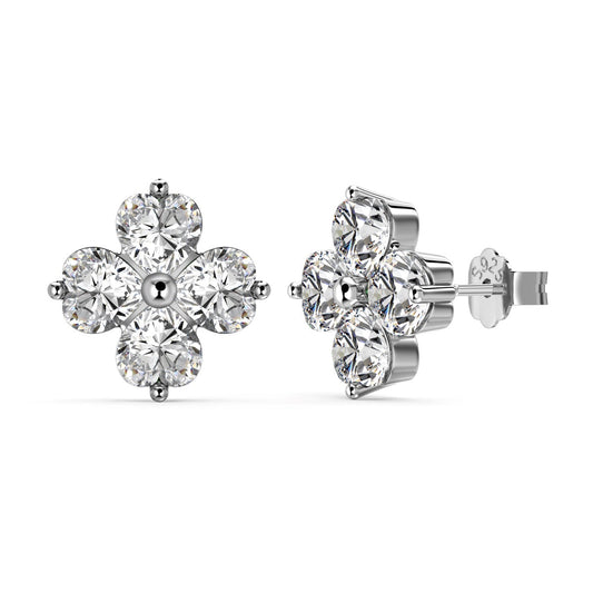 [Elite]Four-Leaf Clover Ball Earrings