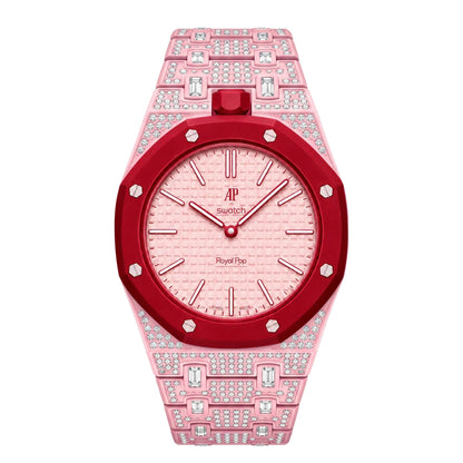 [Elite]Royal Oak Pop Exclusive Bioceramic Case & Bioceramic Strap Full Diamond