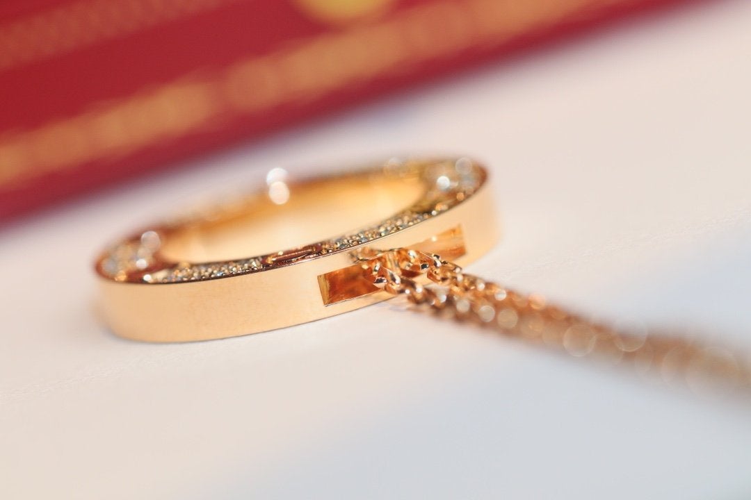 [Elite]LOVE NECKLACE ADJUSTABLE ROSE GOLD