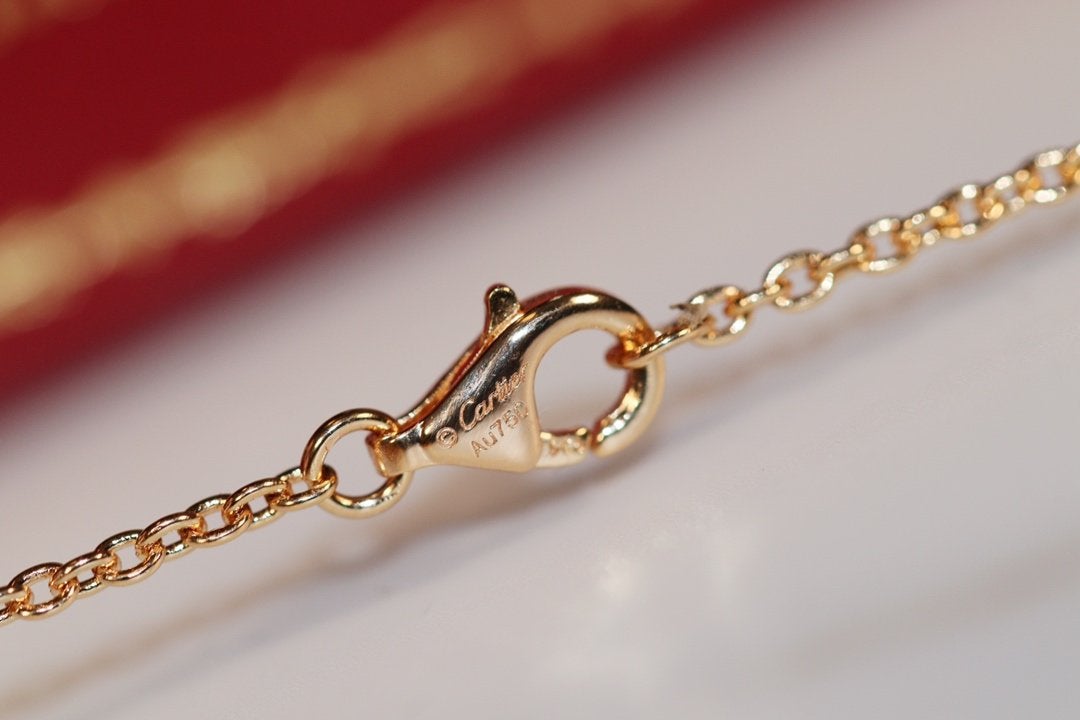 [Elite]LOVE NECKLACE PINK GOLD AND SILVER