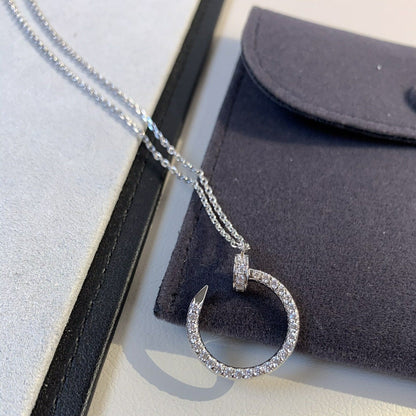 [Elite]JUSTE NECKLACE SILVER DIAMONDS