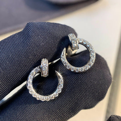 [Elite]JUSTE EARRINGS SILVER DIAMONDS