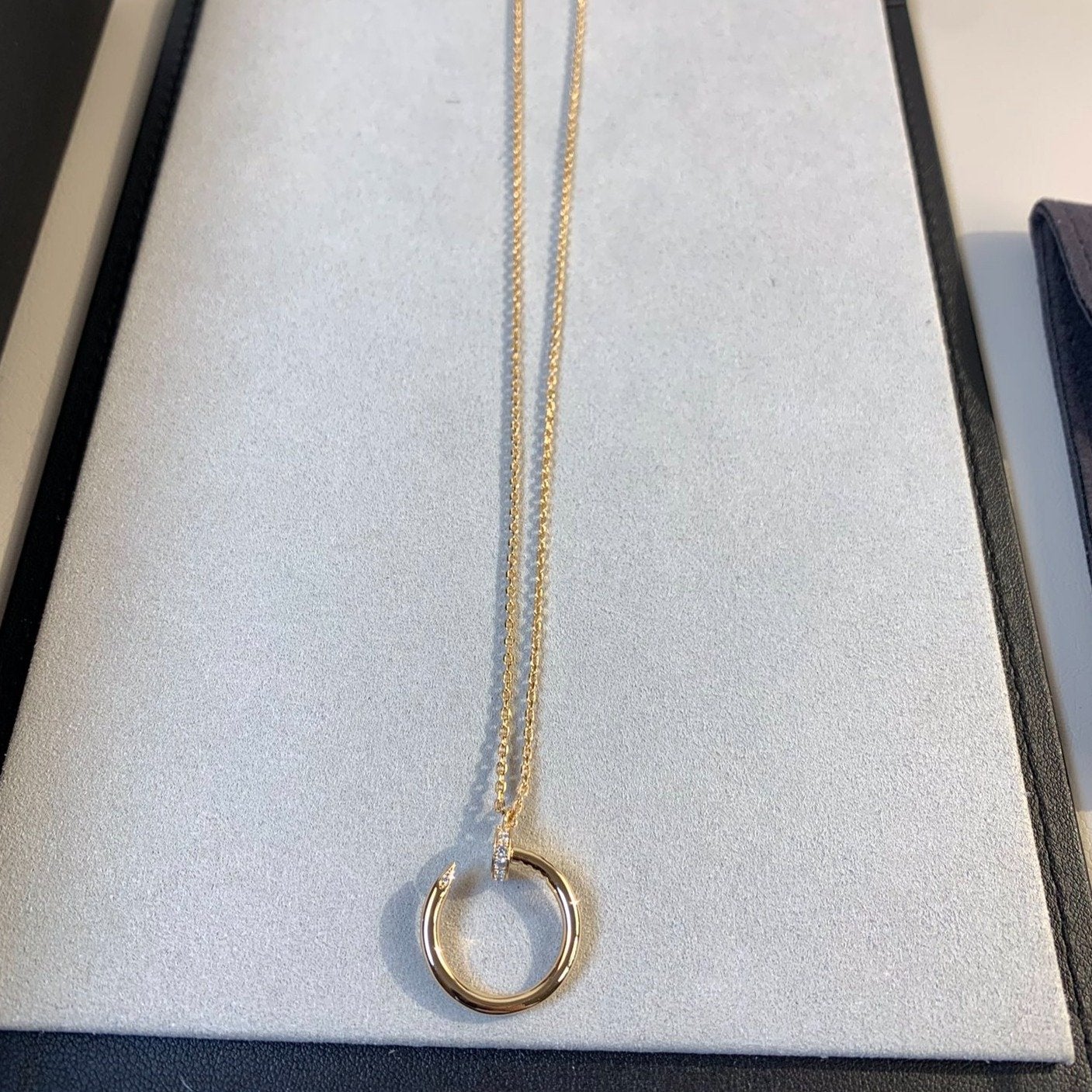 [Elite]JUSTE NECKLACE PINK GOLD