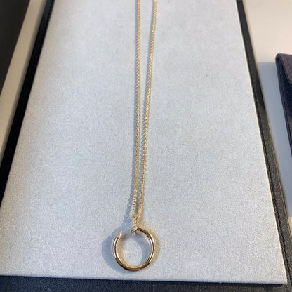 [Elite]JUSTE NECKLACE PINK GOLD