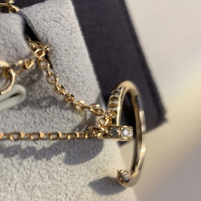 [Elite]JUSTE NECKLACE PINK GOLD