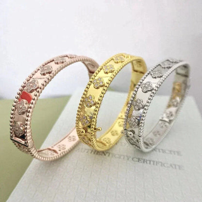 [Elite]CLOVER BRACELET 8MM DIAMONDS