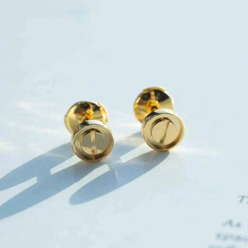 [Elite]LOVE EARRINGS GOLD 10MM
