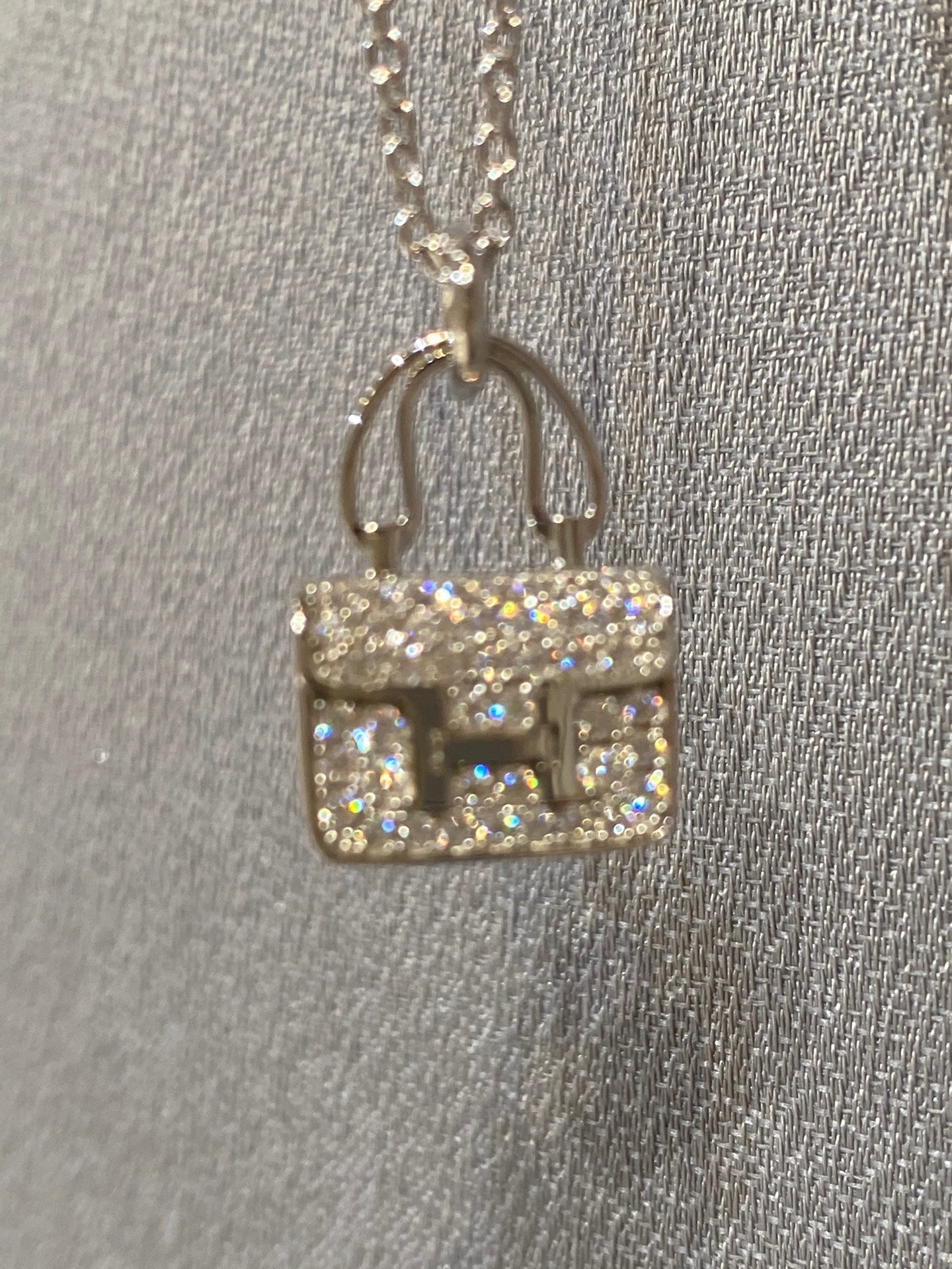 [Elite]CONSTANCE PEDANT DIAMOND NECKLACE