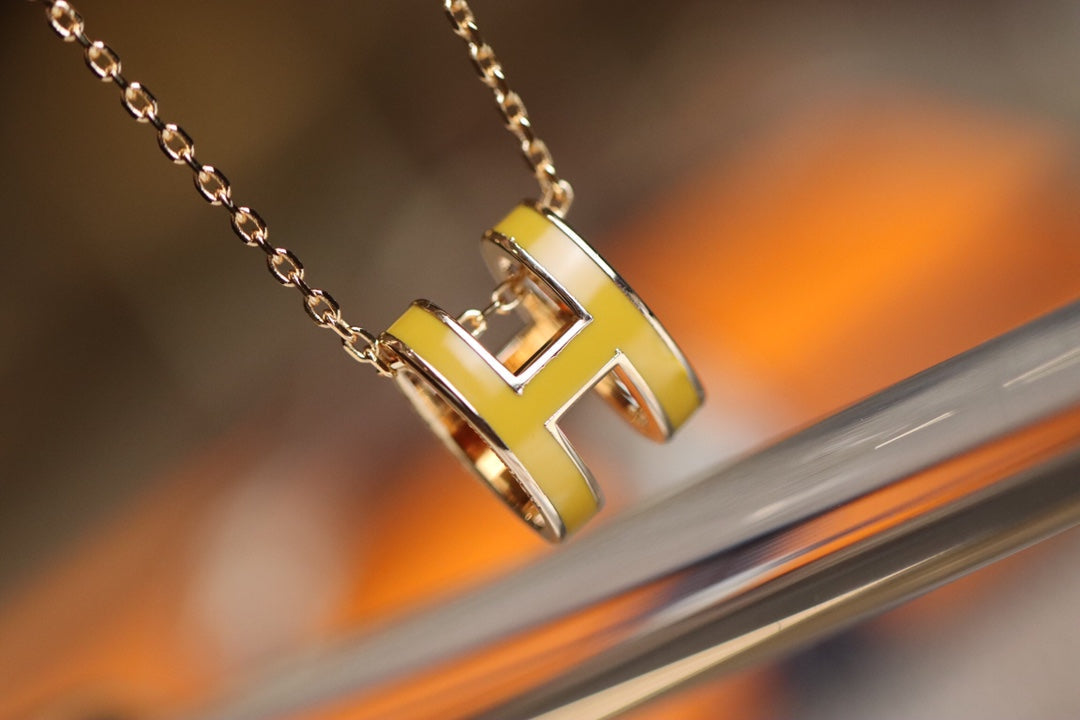 [Elite]POP H PEDANT PINK GOLD