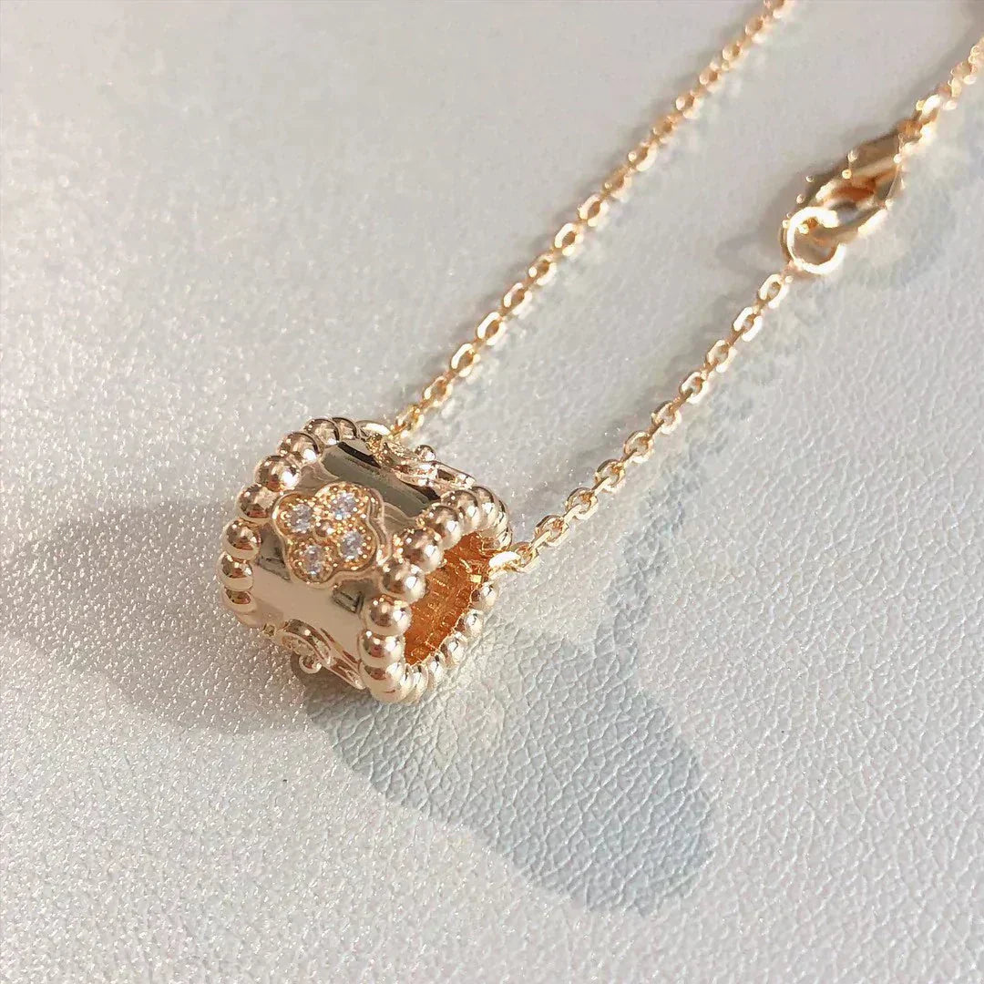 [Elite]PERLEE PEDANT NECKLACE GOLD / ROSE GOLD