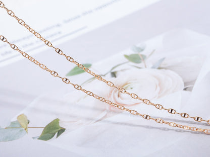 [Elite]ECHAPPEE NECKLACE PINK GOLD