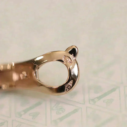 [Elite]CLOVER MEDIUM 1 MOTIFS FUll DIAMOND EARRINGS