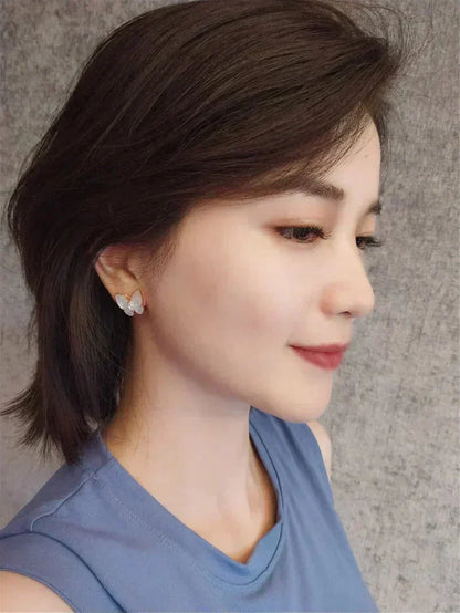 [Elite]BUTTERFLY MOP DIAMOND EARRINGS