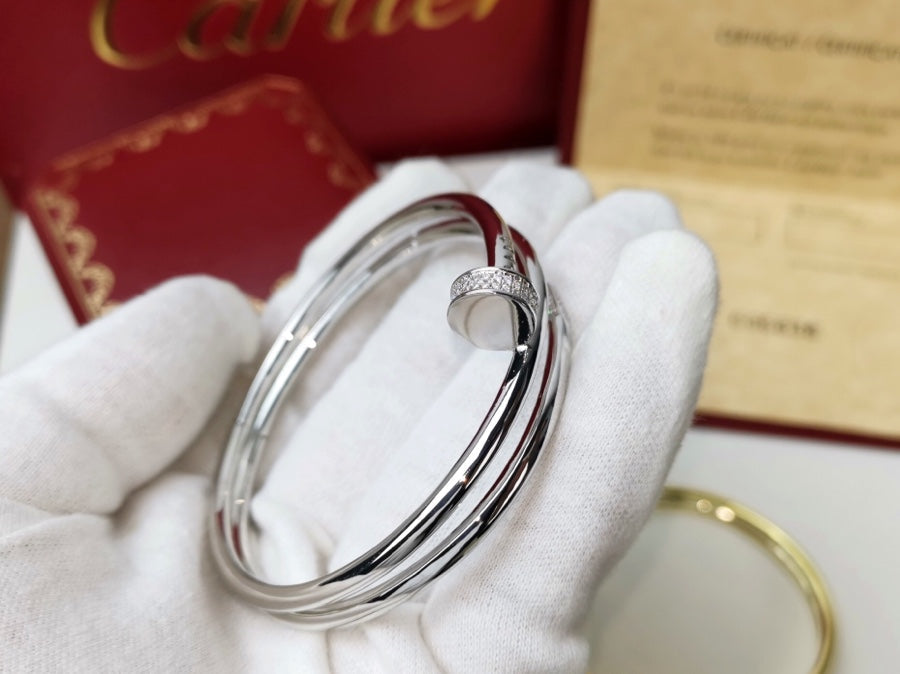 [Elite]JUSTE BRACELET 3.5MM DOUBLE ROW DIAMOND