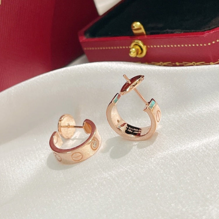 [Elite]LOVE EARRINGS 5.7MM 2 DIAMONDS